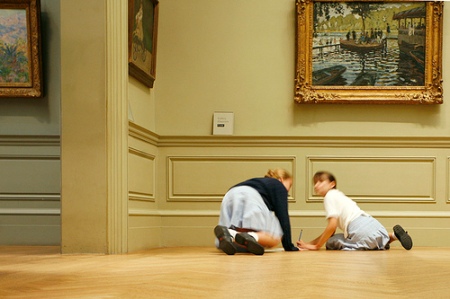 Children at the Metropolitan Museum of Art